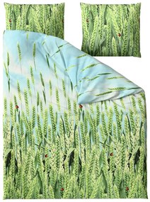 Lenjerie de microfibra POSANA verde Dimensiune lenjerie de pat: 2 buc 70 x 80 cm | 160 x 200 cm