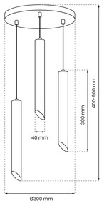 Suspensie Corte Milagro Gu10, Negru, MLP8830, Polonia