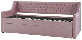 Pat extensibil  90x200 cm Maisha (roz). 1035496