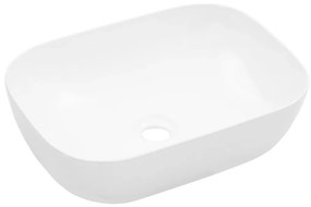 Chiuveta de baie, alb, 45,5 x 32 x 13 cm, ceramica