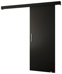 Zondo Uși culisante Sharlene I (negru mat + negru mat + argintiu). 1043598