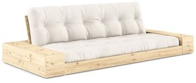 Canapea crem extensibilă 244 cm Base – Karup Design