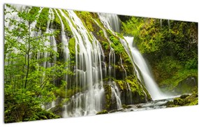 Tablou - Cascada, Wind River Valley (120x50 cm), în 40 de alte dimensiuni noi
