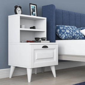 Noptiera BD105 - 2030, Alb