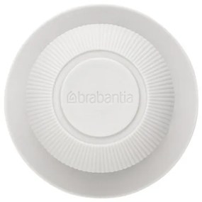Dozator detergent de vase cu perie Brabantia Sinkside 1003318, 100 ml, Peri din poliester, Suport, Gri deschis