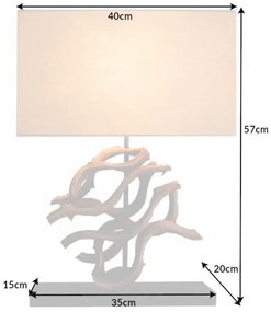 Veioza, Lampa de masa design unicat The Wave 60cm