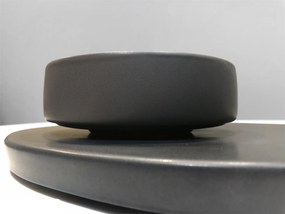 Set 48 Piese Sushi Vulcano ( 24 Platouri Sushi + 24 Boluri Vulcano) Glazura Negru Mat Carbon