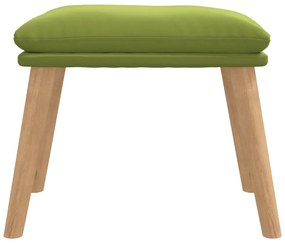 Taburet, verde deschis,45x29,5x39 cm, catifea light green and light wood