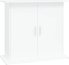 vidaXL Suport pentru acvariu, alb, 81x36x73 cm, lemn prelucrat