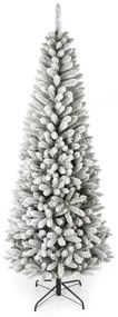 Pom de Crăciun artificial Molid Alb Slim 220cm