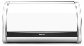 Cutie de paine Brabantia Roll Top 646888, 11 L, 31.6x26.5 cm, Structura speciala, Inox