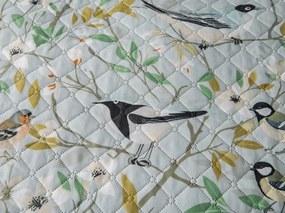 Cuvertura de pat FLORIBIRD, verde Dimensiune: 220 x 240 cm