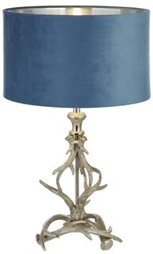 Veioza/Lampa de masa design lux elegant Belle argintiu/teal