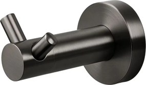 Cuier dublu Balneo Qube Gun Metal mat