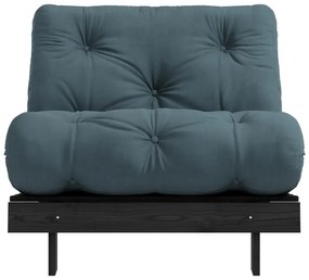 Fotoliu albastru petrol Roots Black Night – Karup Design