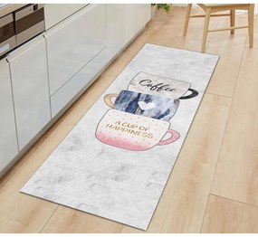 Covor tip traversă lavabil 80x200 cm Coffee – Oyo Concept