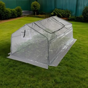 Folie pentru pat germinativ 180x140x94 cm albă