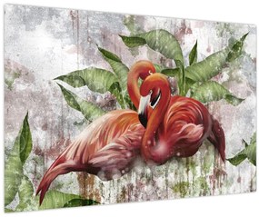 Tablou - Flamingo (90x60 cm)