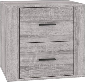 vidaXL Noptieră, gri sonoma, 50x39x47 cm