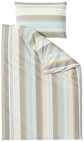 Lenjerie de pat creponata LINE maro Dimensiune lenjerie de pat: 70 x 90 cm | 140 x 200 cm