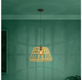 Lustră pe cablu Eglo 390151 MONTEZUELO 1xE27/40W/230V d. 50 cm maro