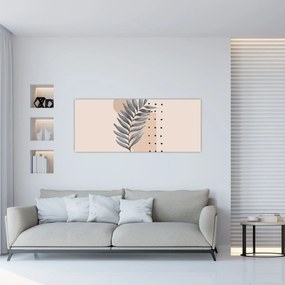 Tablou - Foaie ilustrată N⁰2 (120x50 cm)