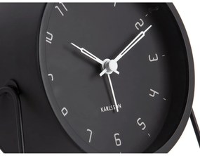 Karlsson 5952BK design ceas cu alarmă 13 cm, negru