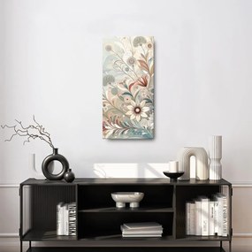 Tablou flori delicate în tonuri pastel