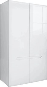 Dulap AZTECA TRIO, alb, PAL, 105x57x193 cm