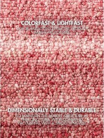 Covor roz închis țesut manual din material bouclé 200x290 cm Notting Hill Portobello – Ted Baker