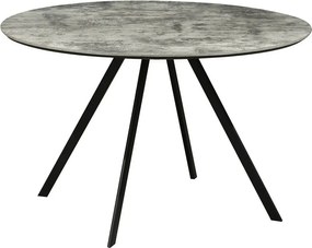 Masa rotunda design gri beton ATELIER 120cm