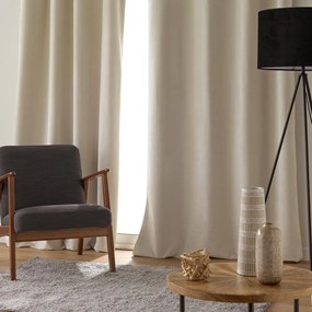 Draperie bej din catifea 140x260 cm Olympe – douceur d'intérieur
