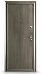 Usa metalica de exterior cu izolatie si vizor Novo Doors ND7003 , 2 yale,tabla 0,7 mm, balamale si clanta incluse, toc de 7 centimetri, pentru casa