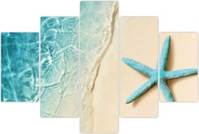 Tablou - Stea de mare pe plajă (150x105 cm)