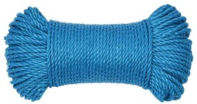 Franghie de lucru, albastru, 8 mm, 50 m, polipropilena 1, Albastru, 50 m, 8 mm