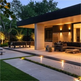 Aplică de exterior QUERK 2xGU10/35W/230V IP54 15 cm negru