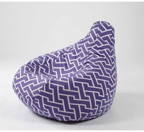 Fotoliu puf copii, Nirvana Light Pufrelax, Material Textil - Zippity Purple