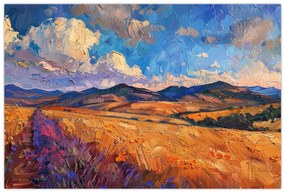 Tablou - Pictură în ulei de peisaj (90x60 cm)