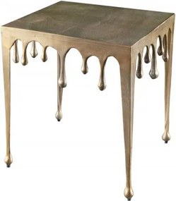 Masuta deosebita design picatura Liquid Line L 50cm, auriu