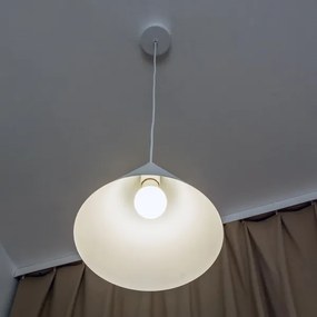 Pendul pe cablu ETNA II, 1x E27/15W/230V, diametru 25 cm, alb