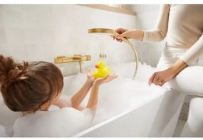 Baterie termostatică pentru cadă KFA Armatura MALAGA 5754-010-31, finisaj auriu periat