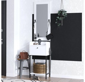 Mobilier hol Iggy (Alb + Negru). 1089137