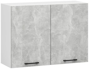 Set de bucătărie 180 cm Ozara (beton + Alb). 1071277