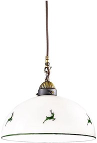 Lustră pe cablu Kolarz 731.30.101 NONNA 1xE27/75W/230V d. 30 cm verde