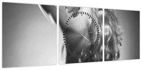 Tablou - Nud feminin (cu ceas) (90x30 cm)