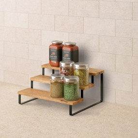 Organizator pentru mirodenii din lemn York – Metaltex