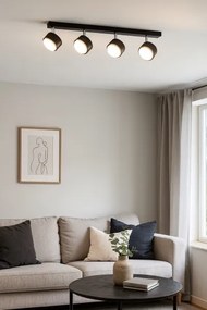 Brilagi - Spot LED RGB reglabil MONO 4xGX53/14W/230V Wi‑Fi Tuya negru