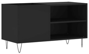 vidaXL Dulap pentru discuri, negru, 85x38x48 cm, lemn prelucrat