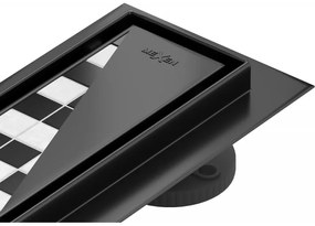 Mexen Flat M13 drenaj liniar 2în1 50 cm, negru - 1710050-15