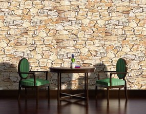 Fototapet - Stone Wall Rock (254x184 cm)